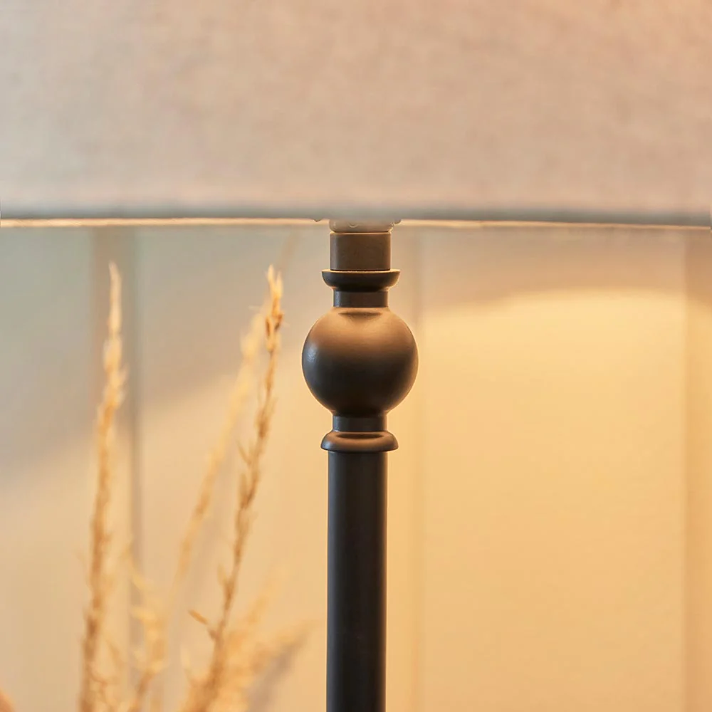 Lille Table 22cm/ 31cm Shade- Black/ Brass Base Finishes - Image 15
