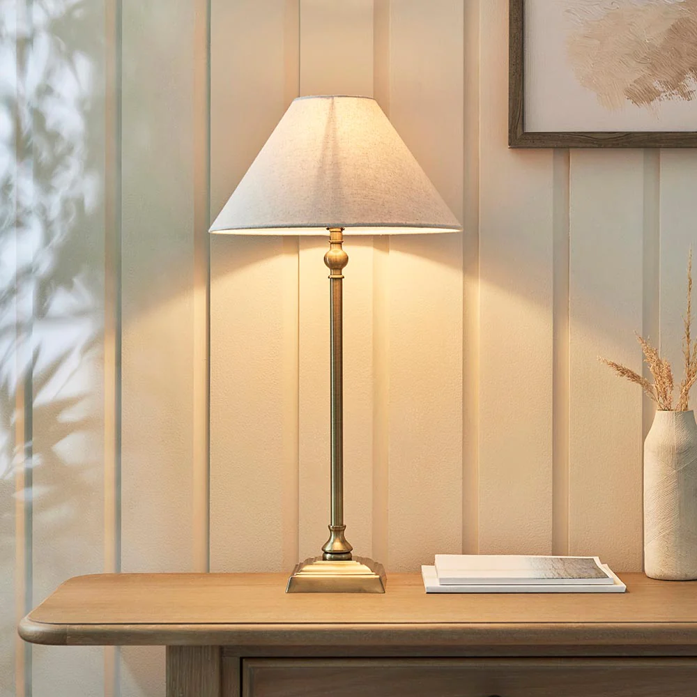 Lille Table 22cm/ 31cm Shade- Black/ Brass Base Finishes - Image 17