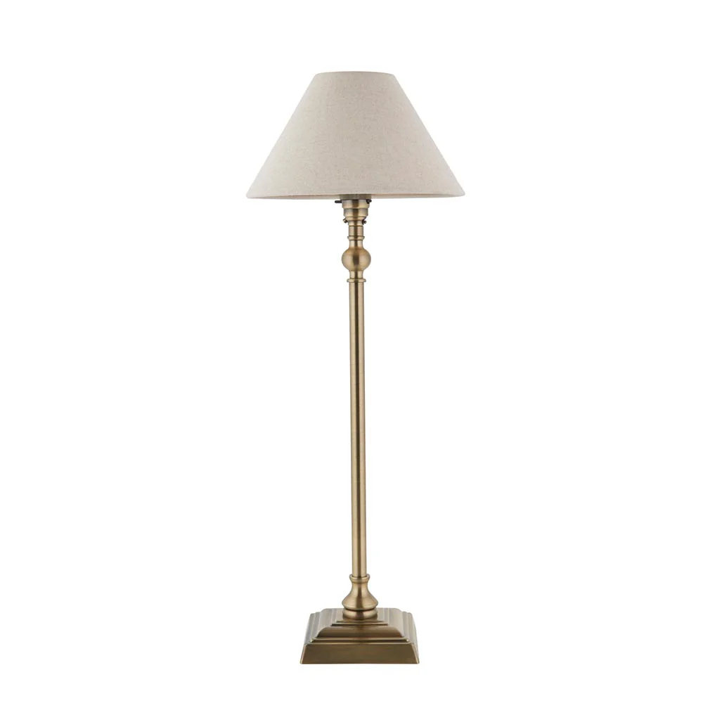 Lille Table 22cm/ 31cm Shade- Black/ Brass Base Finishes - Image 3