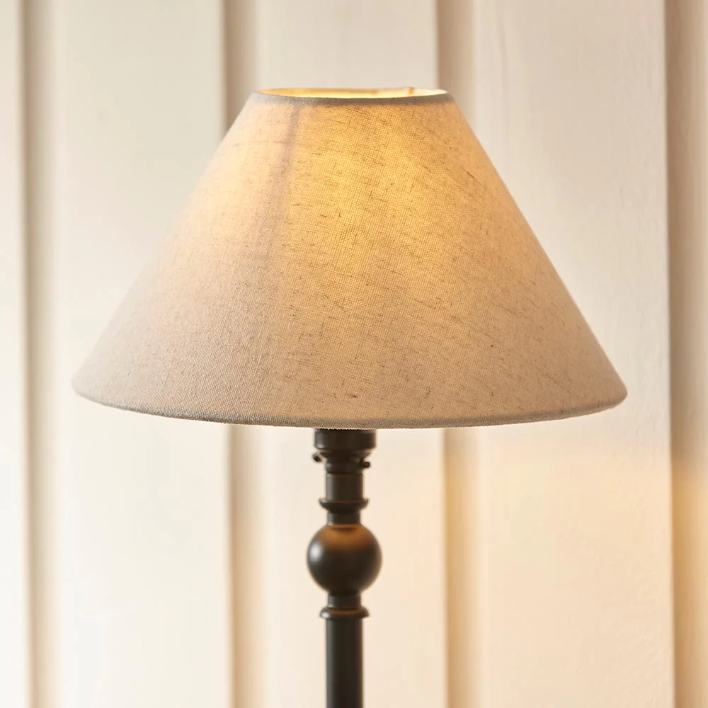 Lille Table 22cm/ 31cm Shade- Black/ Brass Base Finishes - Image 7