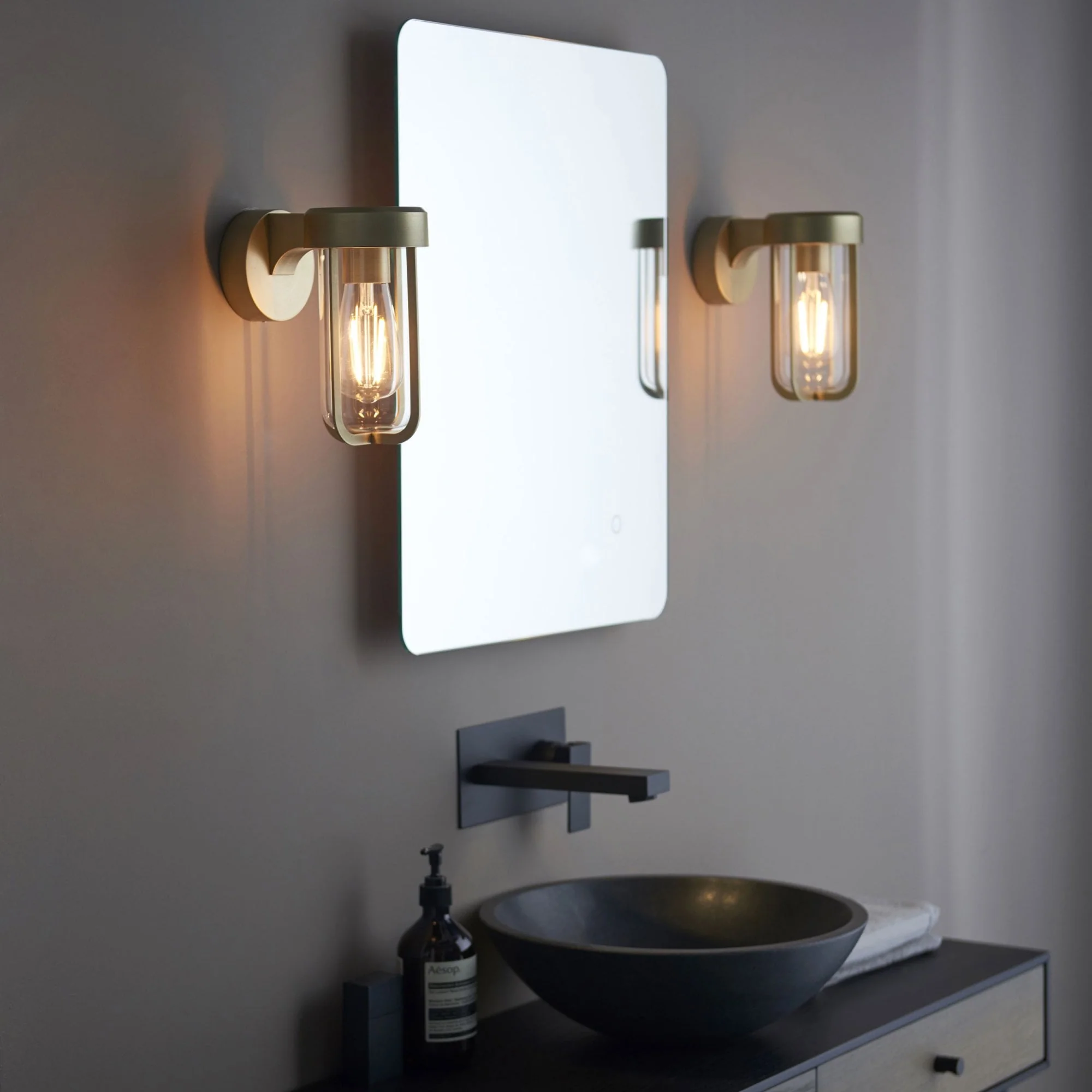 Orwell Wall Light E27 or LED Option - Various Finishes - Image 47