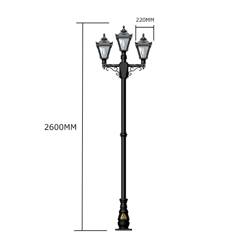 Lilliput 2/3Lt Lamp Pole - Cast Iron - Image 12