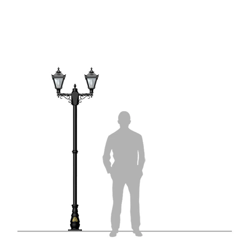 Lilliput 2/3Lt Lamp Pole - Cast Iron - Image 7
