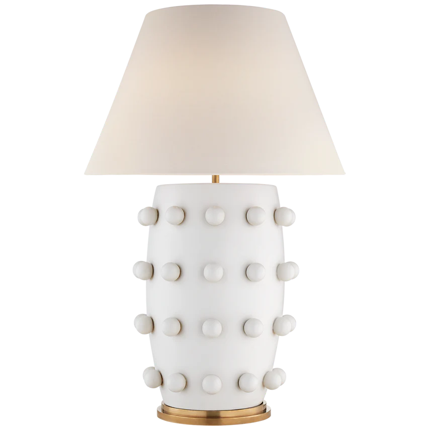 Linden Table Lamp - White/Black Porcelain - Image 9