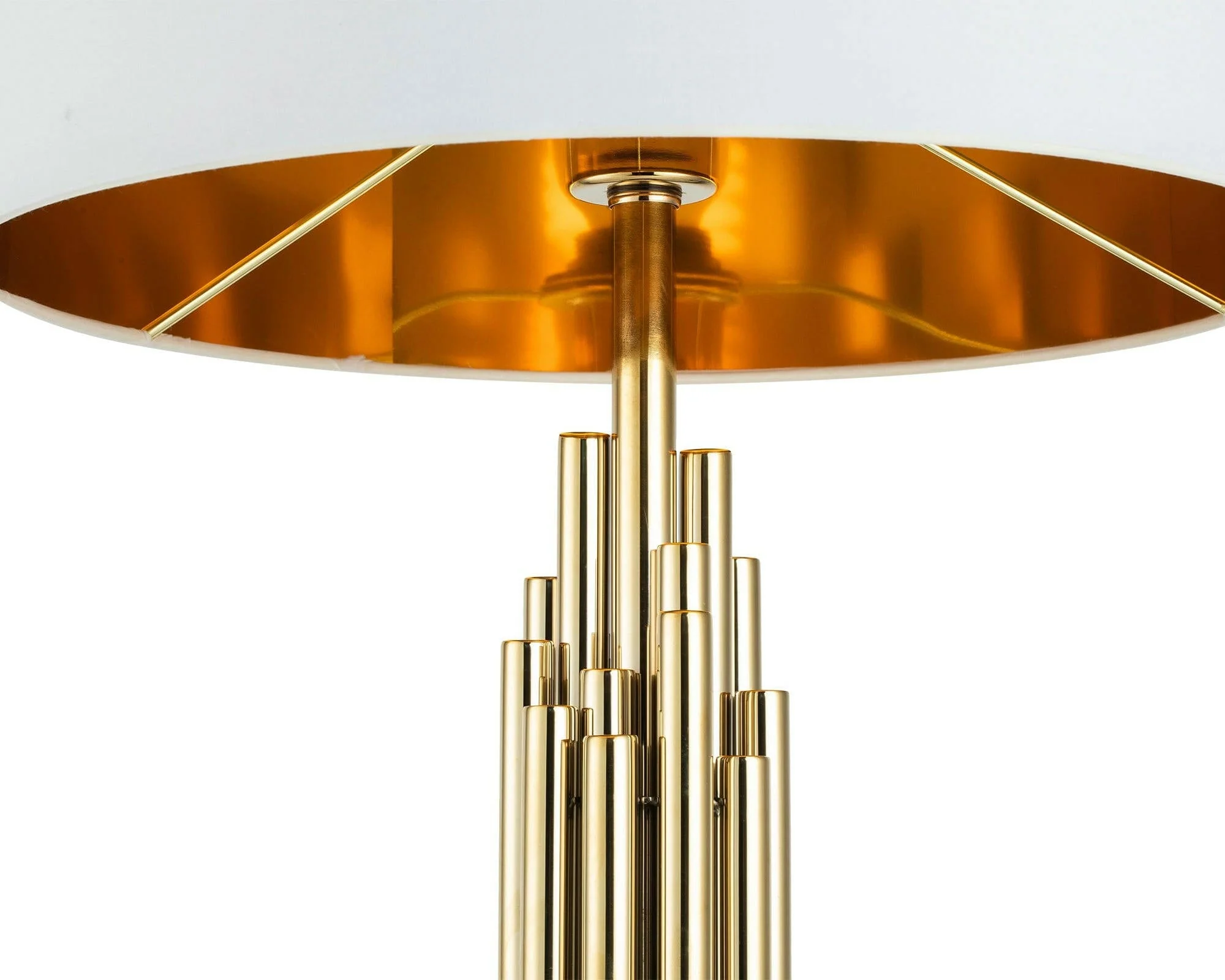 Linden White Table Lamp E27 - Image 2
