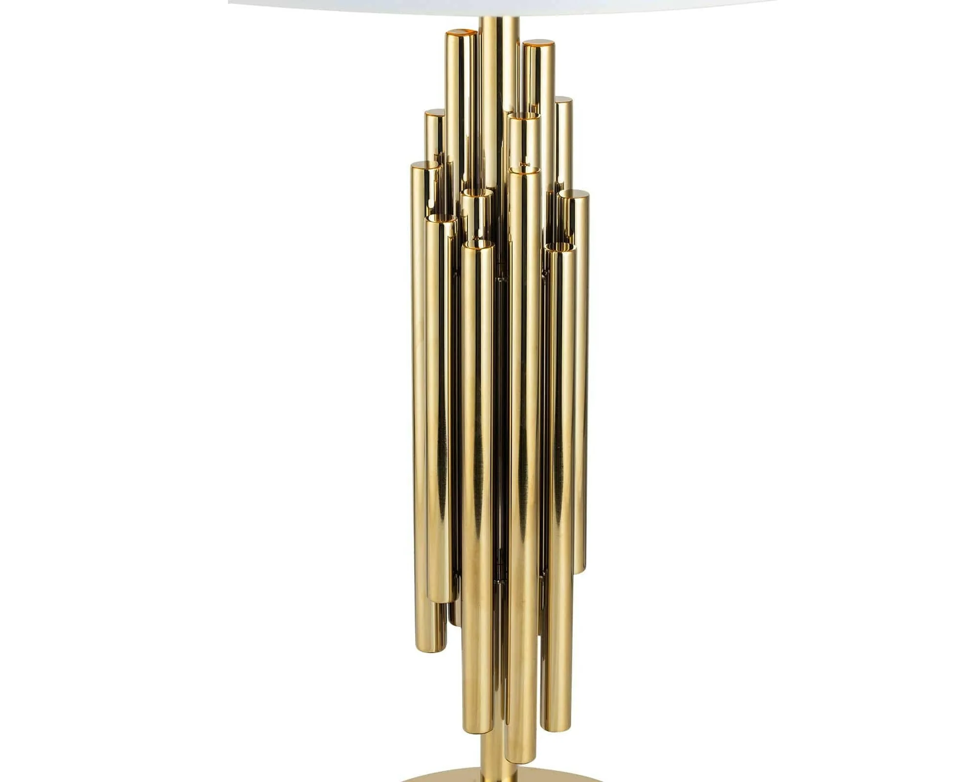 Linden White Table Lamp E27 - Image 3