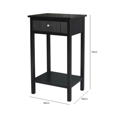 Lindon Wood End Table Black - Image 3