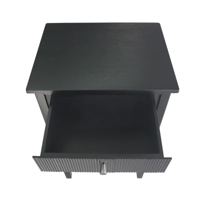 Lindon Wood End Table Black - Image 5