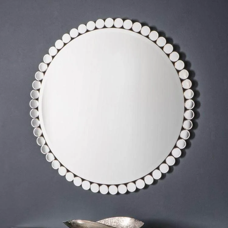 Linz Round Mirror Large W900 x D20 x H900mm - Image 2
