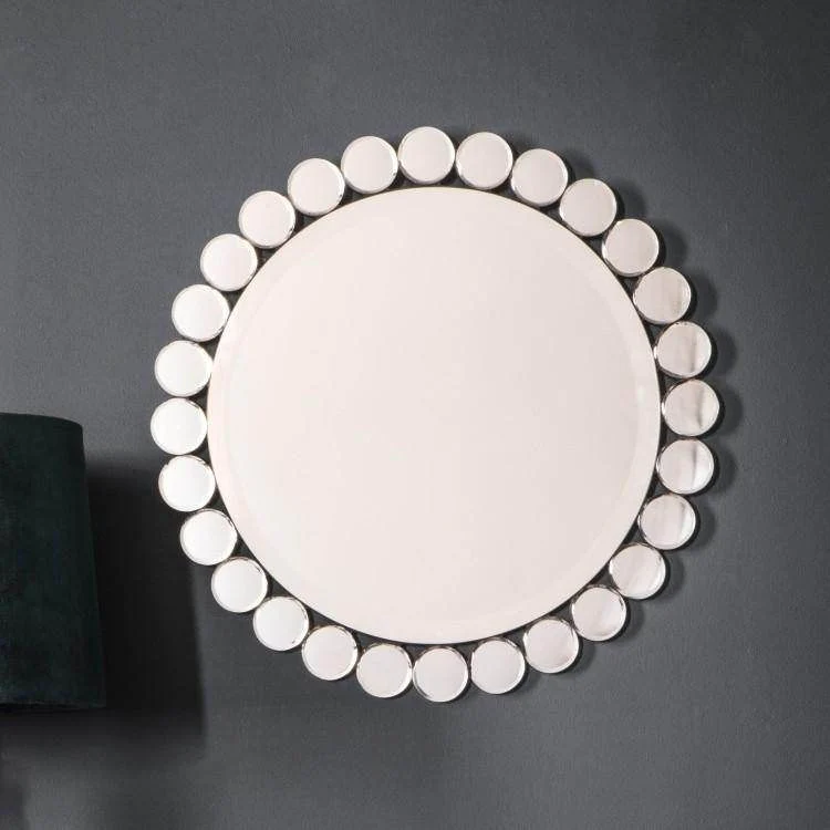 Linz Round Mirror Small W500 x D20 x H500mm - Image 2