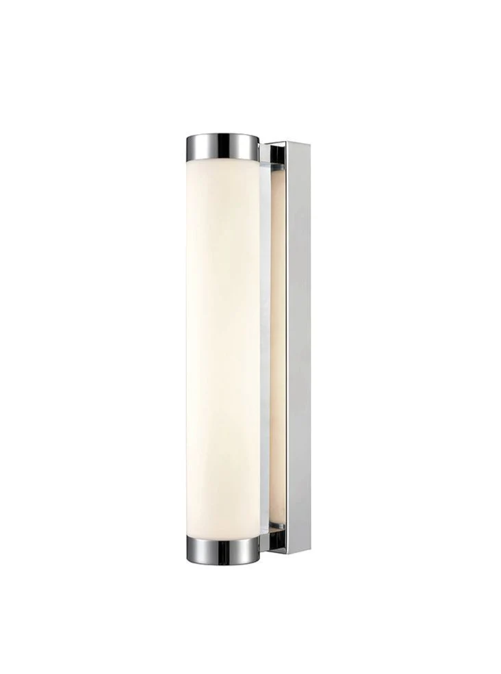 Liva large LED Bathroom Wall Light IP44 - Chrome/Black 645mm/345mm - Image 2
