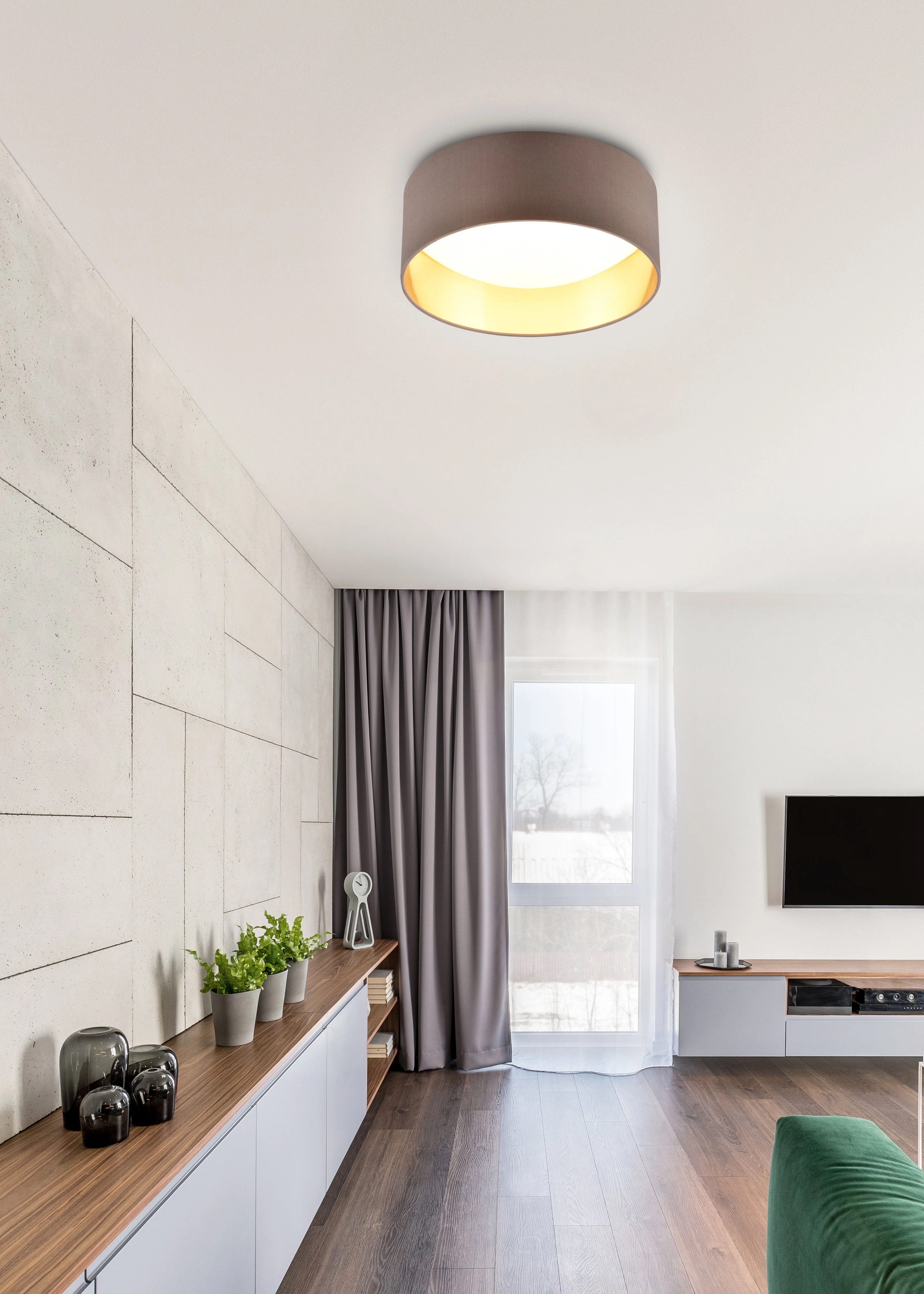 Locarno LED Flush Ceiling Light - Various Colours - Image 9