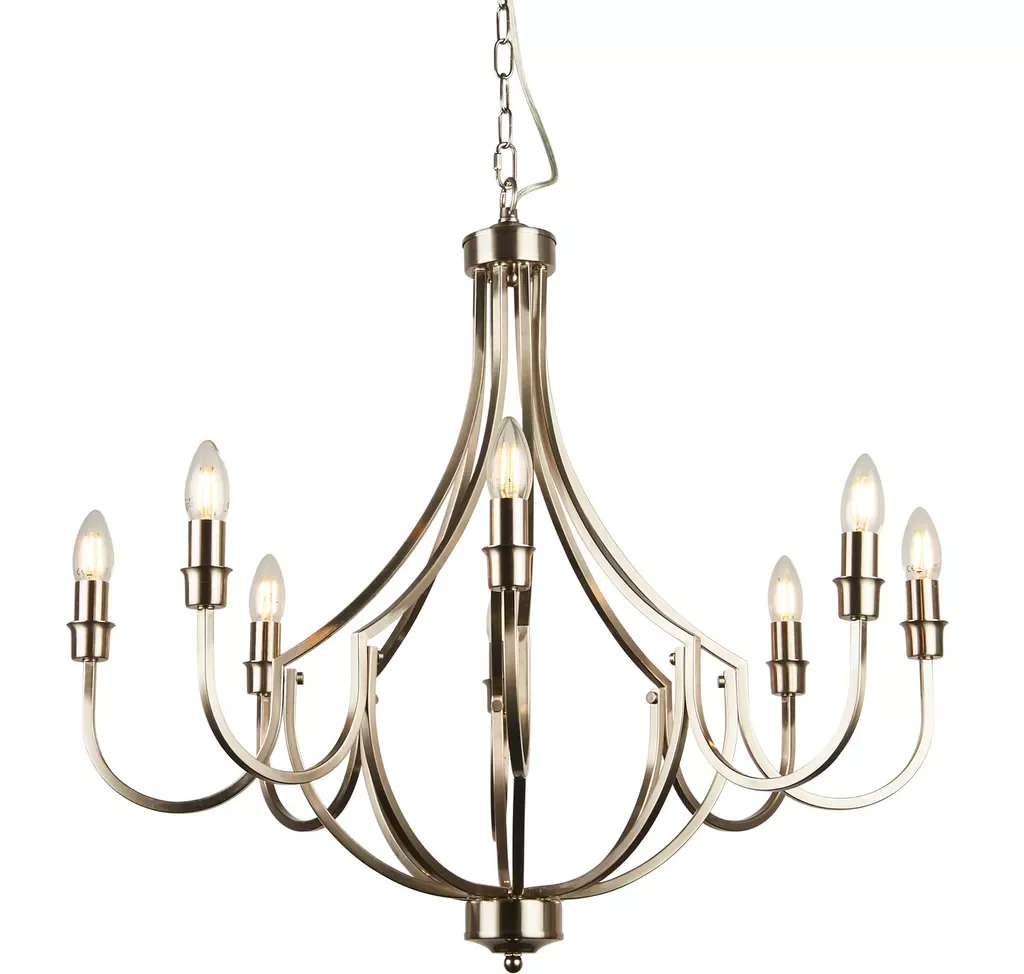 Lodge 5lt/ 8Lt Pendant - Satin Silver/ Black Finish - Image 10