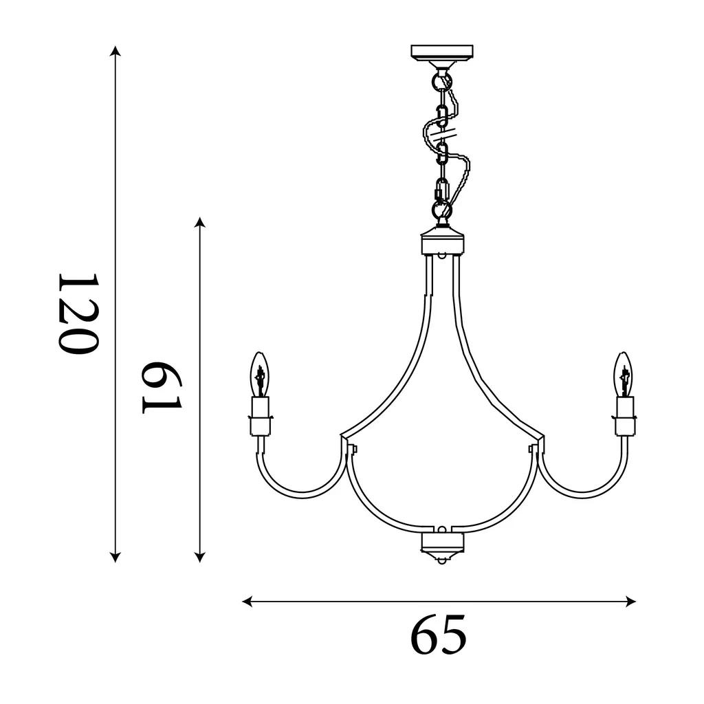 Lodge 5lt/ 8Lt Pendant - Satin Silver/ Black Finish - Image 5