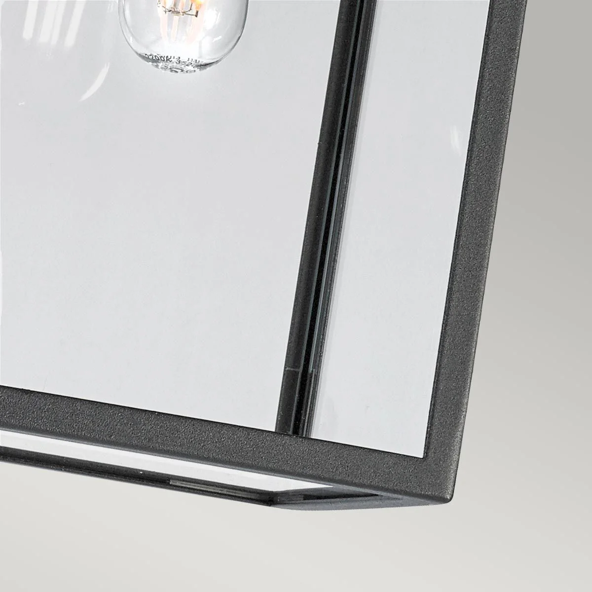 Lofoten 1 Light Chain Lantern - Black IP44 E27 - Image 3