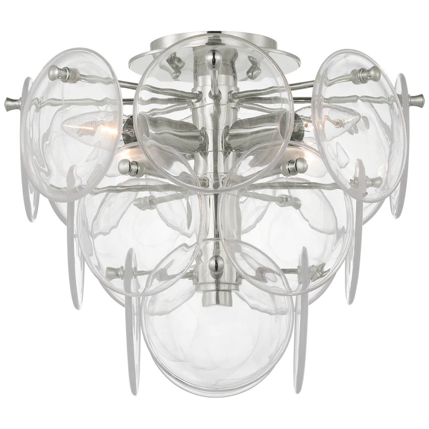 Loire 4/5Lt Tiered Flush Mount -  Various Colours - Image 3
