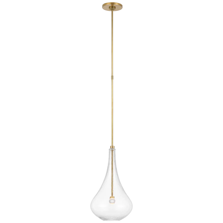 Lomme Single Pendant - Gun Metal/Soft Brass - Image 2