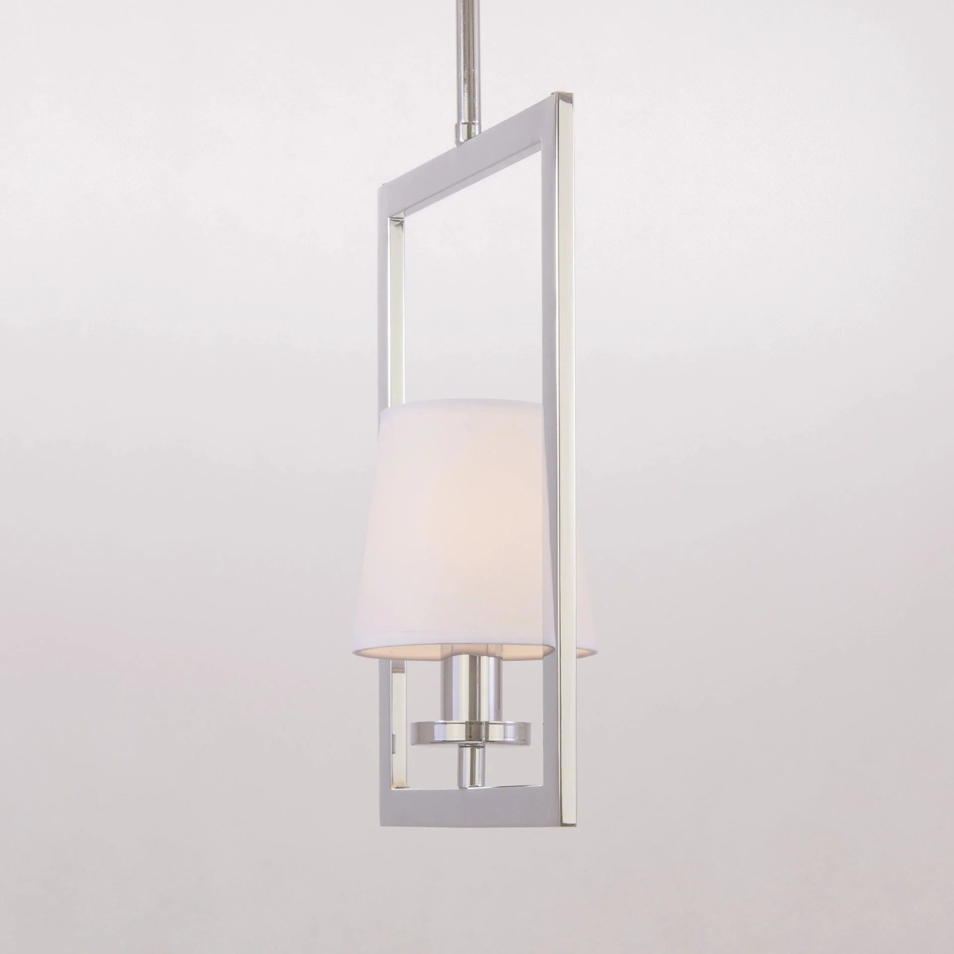 London 1Lt Centre Ceiling Light - Chrome & White/Chrome & Black Finish - Image 4