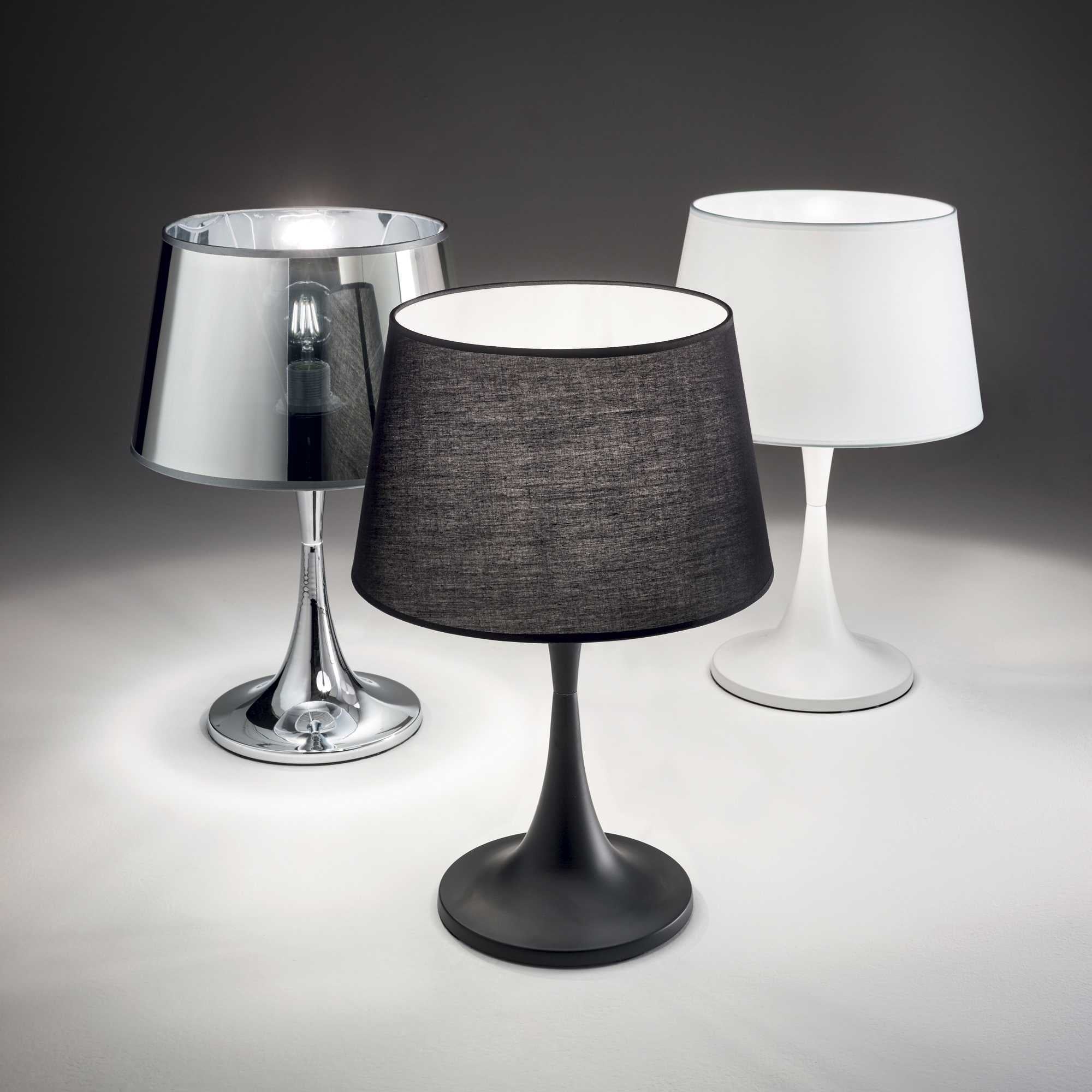 London Table Lamp - Black/White Finish - Image 5