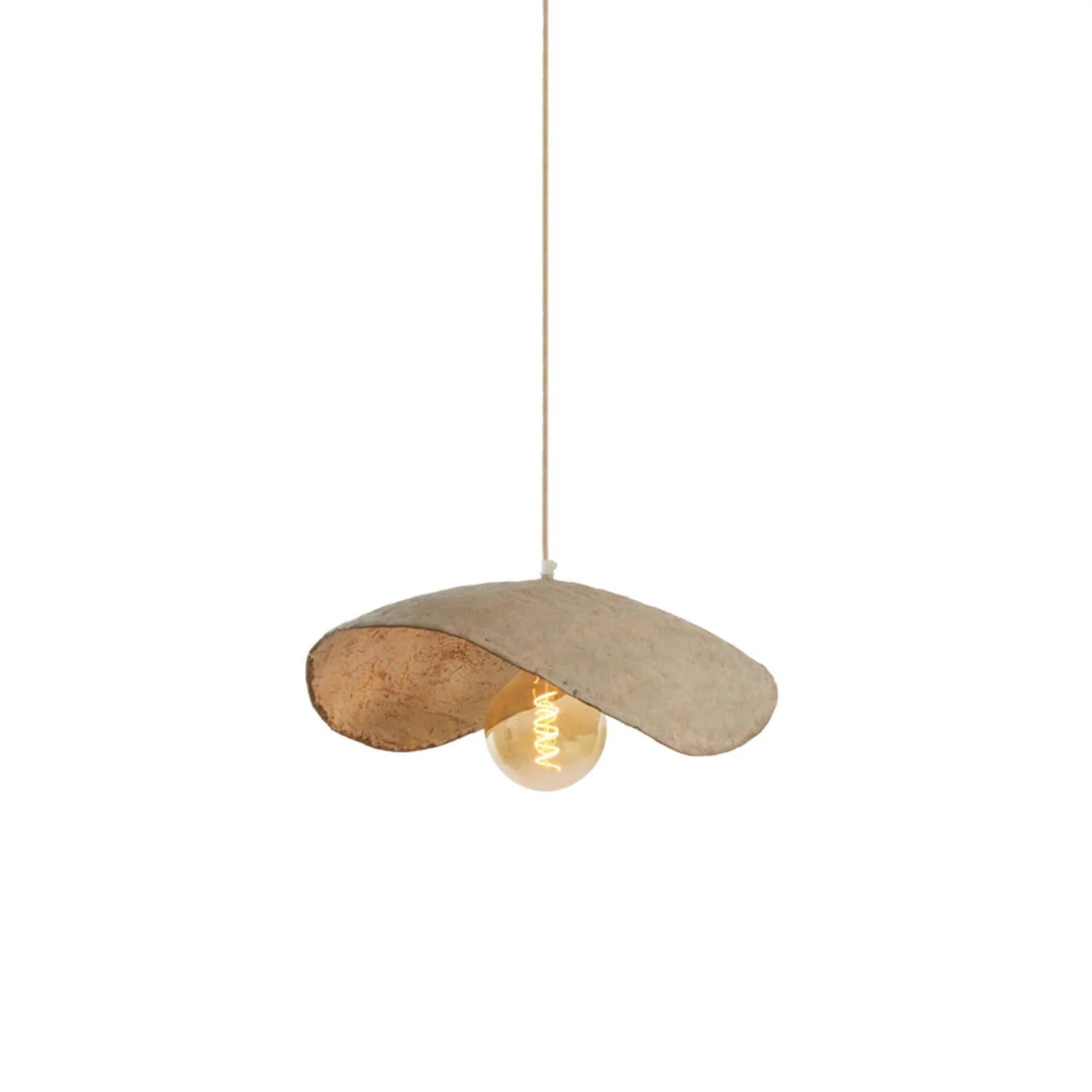 Lonia Small/Large Hanging Lamp Cream+Antique Bronze/Grey+Antique Bronze - Image 10