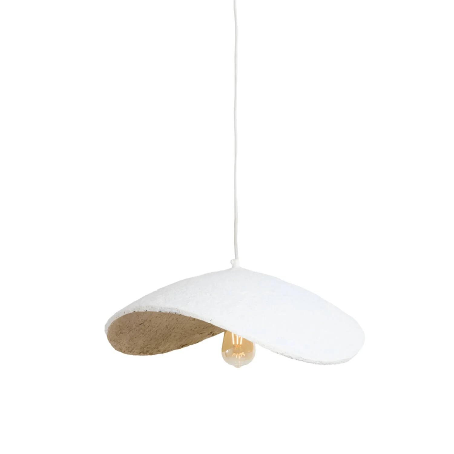 Lonia Small/Large Hanging Lamp Cream+Antique Bronze/Grey+Antique Bronze - Image 3