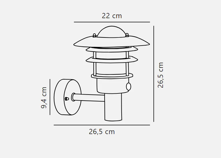 Lønstrup 22/32 Wall light - Galvanized/ Black - Image 10