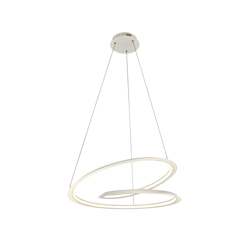 Looping LED Lamp, Black/White in Medium/Large - Image 11