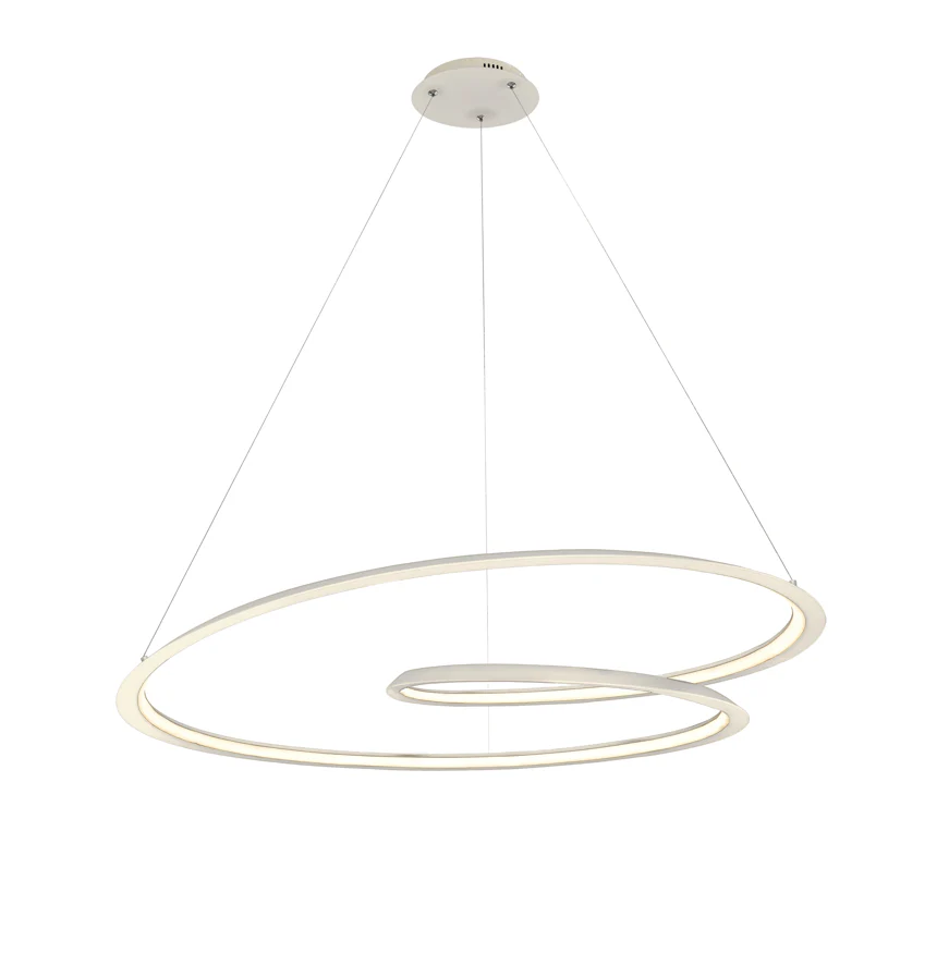 Looping LED Lamp, Black/White in Medium/Large - Image 12
