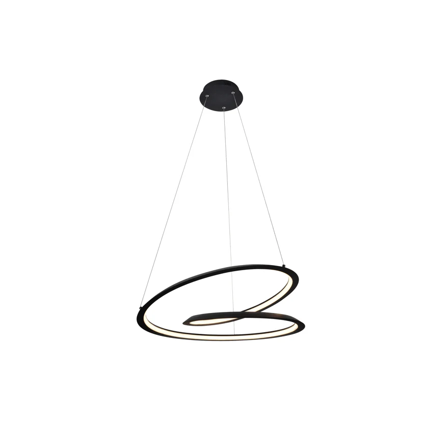 Looping LED Lamp, Black/White in Medium/Large - Image 15