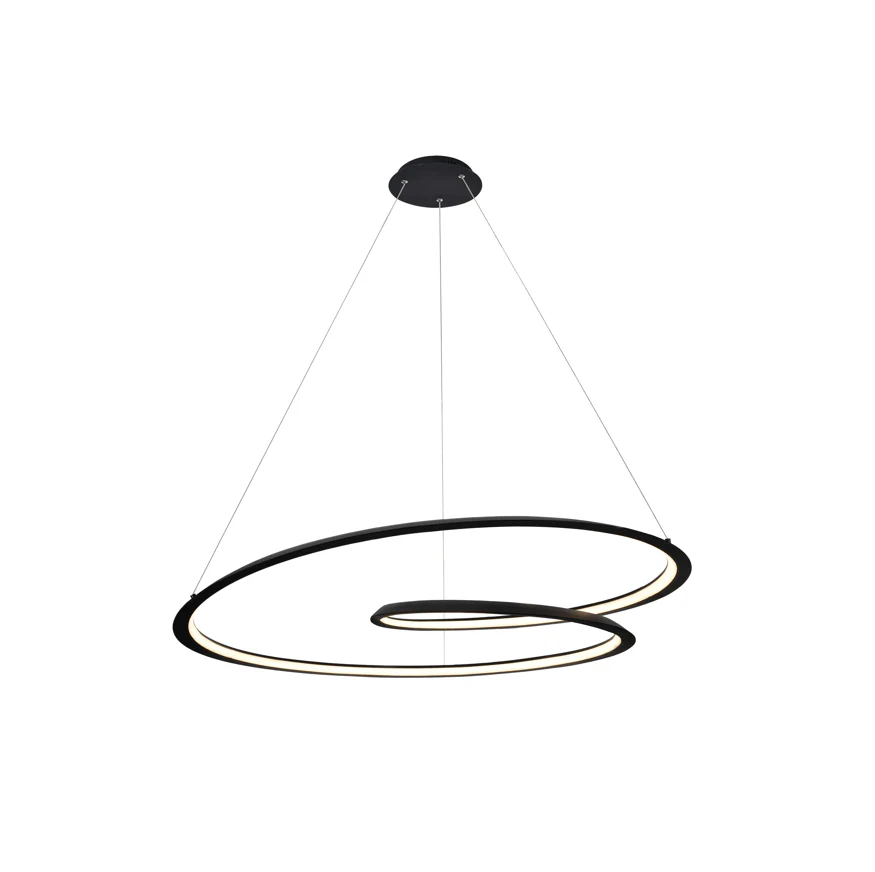 Looping LED Lamp, Black/White in Medium/Large - Image 2