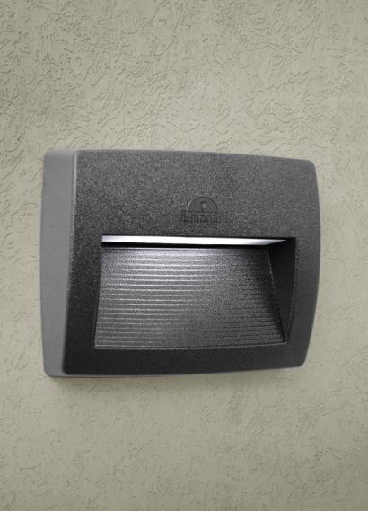 Lorenza 150/190/270mm Outdoor Recessed Wall Light - Black/Grey Finish - Image 10