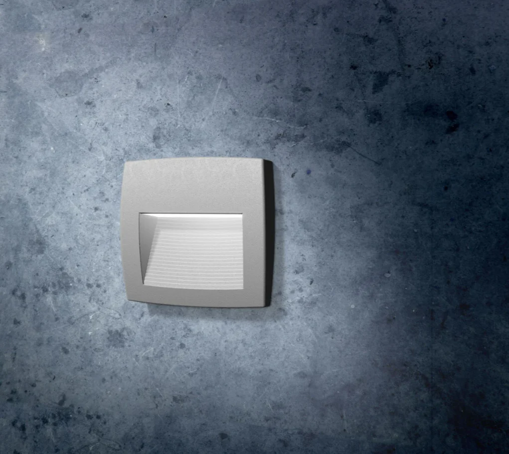 Lorenza 150/190/270mm Outdoor Recessed Wall Light - Black/Grey Finish - Image 8