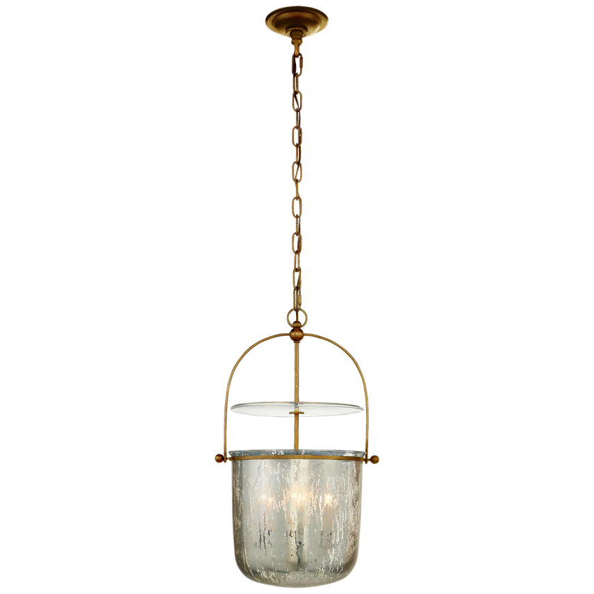 Lorford Smoke Bell Lantern - Aged Iron/Gild Iron - Image 2