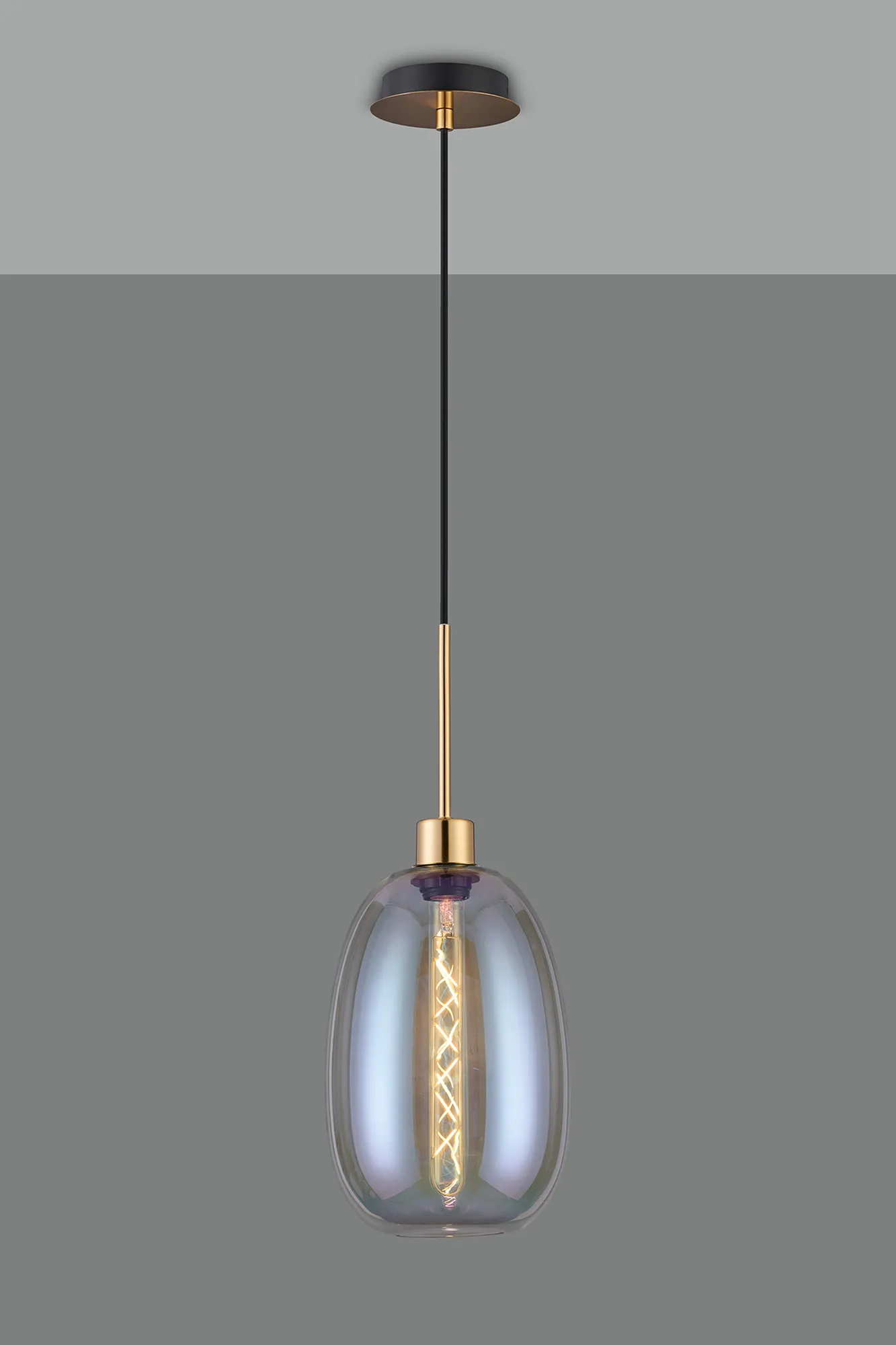 Lori 1.7m Single Pendant, 1 Light Adjustable E27- Antique Gold w Various Finishes - Image 10