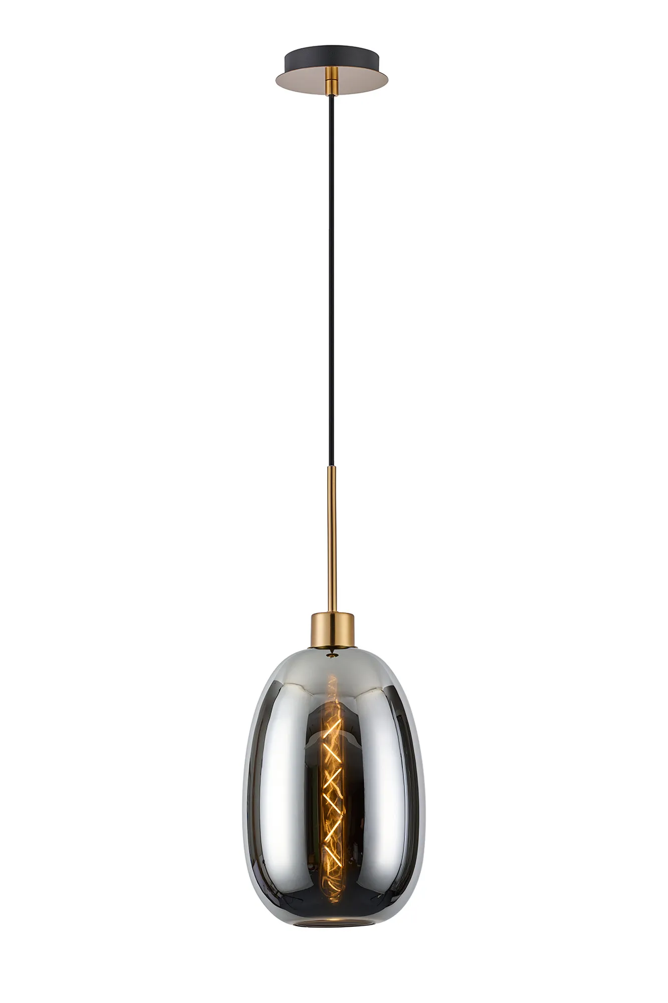 Lori 1.7m Single Pendant, 1 Light Adjustable E27- Antique Gold w Various Finishes - Image 12
