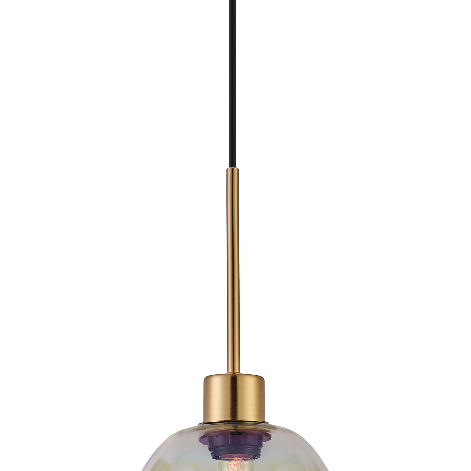 Lori 1.7m Single Pendant, 1 Light Adjustable E27- Antique Gold w Various Finishes - Image 9