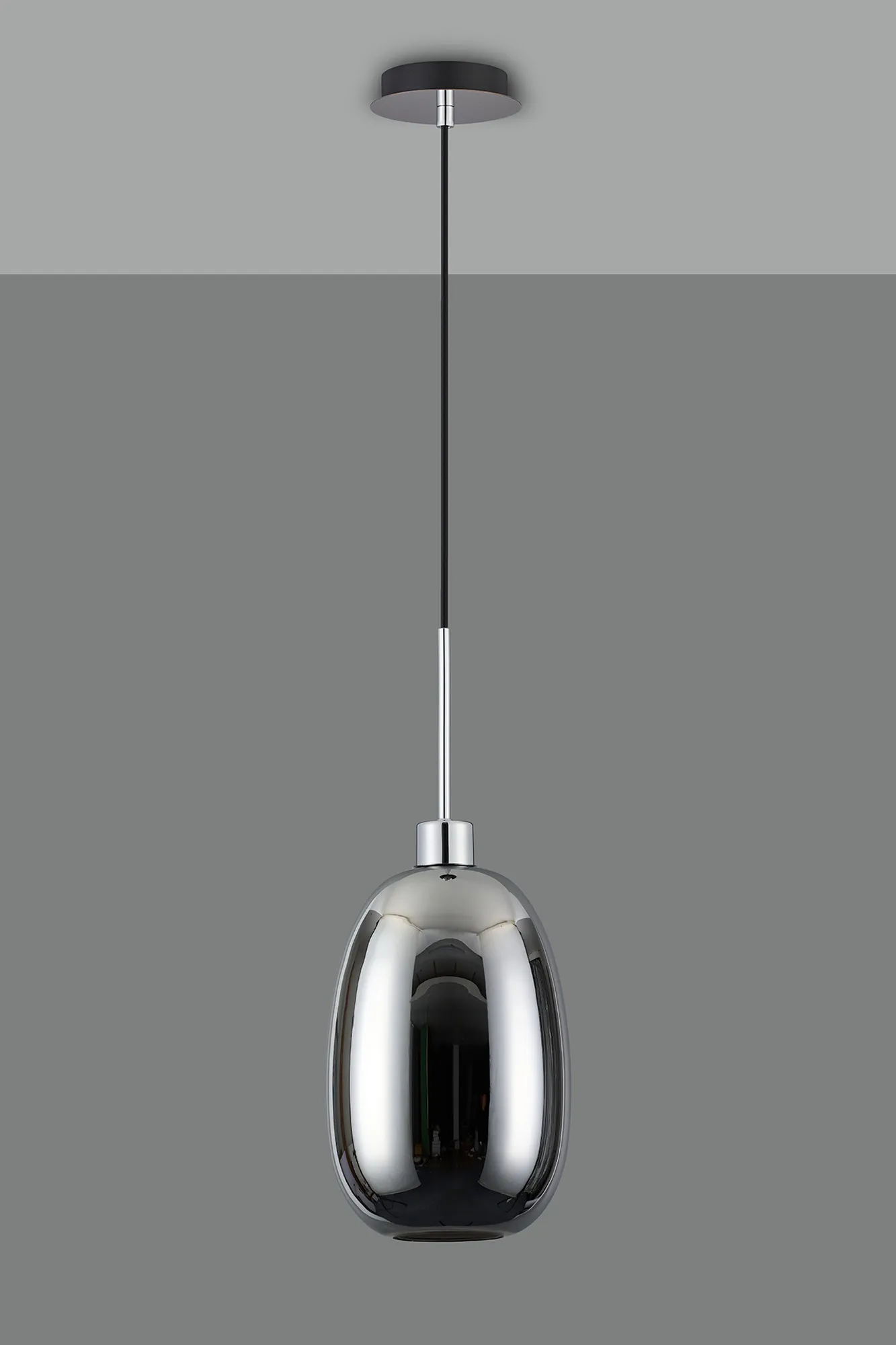 Lori 1.7m Single Pendant 1 Light Adjustable E27 Polished Chrome w Various Finishes - Image 20