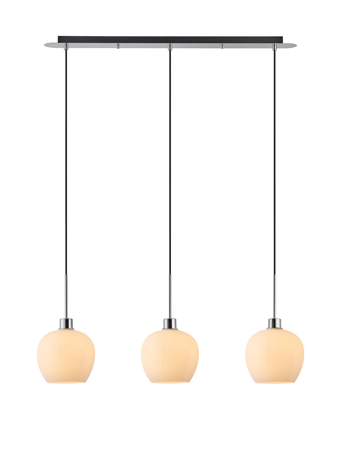 Lori 3Lt Linear Pendant- Polished Chrome w Various Finishes - Image 11