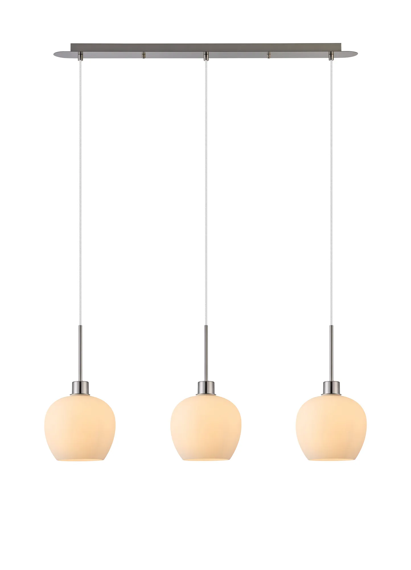 Lori 3Lt Linear Pendant- Satin Nickel w Various Finishes - Image 8
