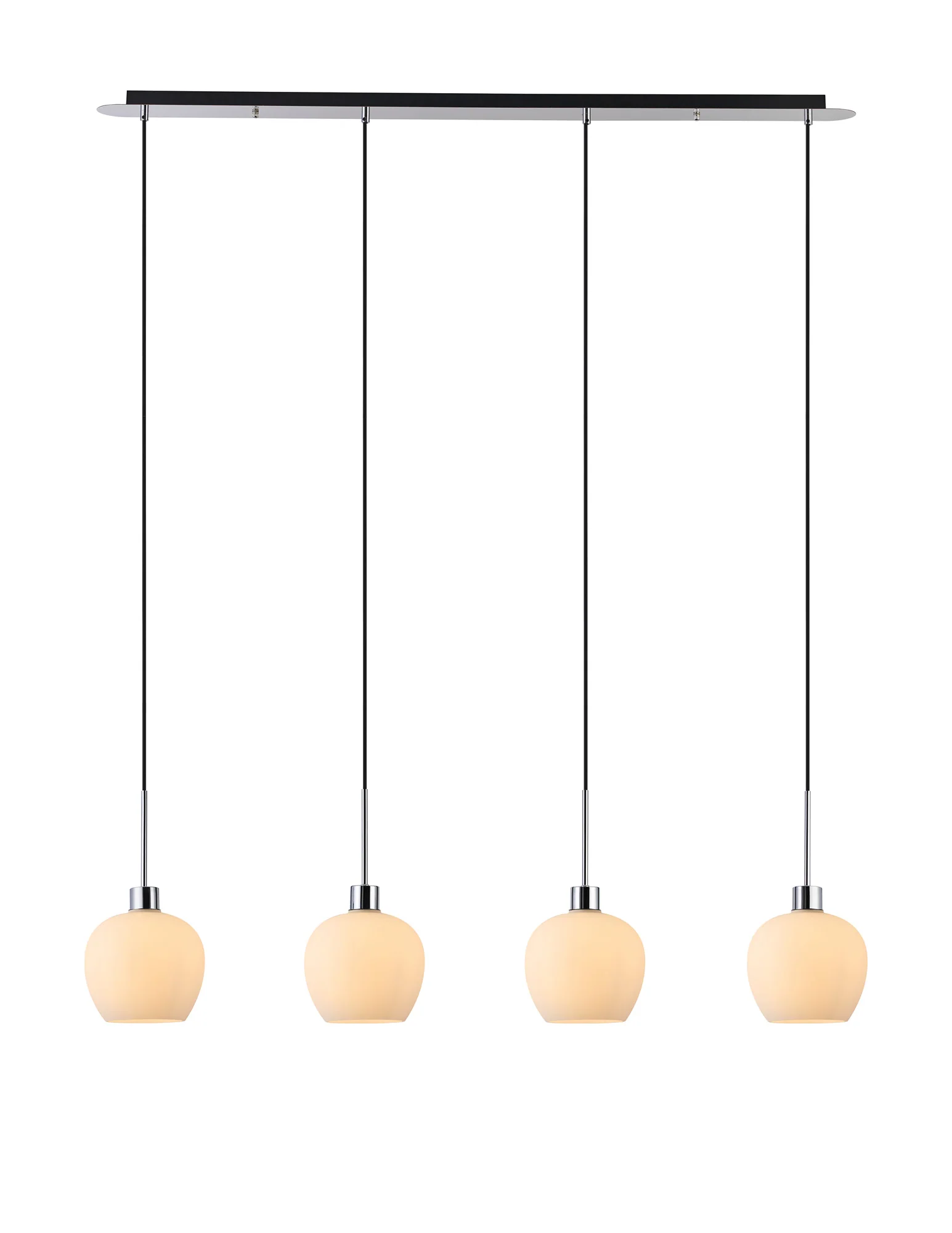Lori 4Lt Linear Pendant- Polished Chrome w Various Finishes - Image 10