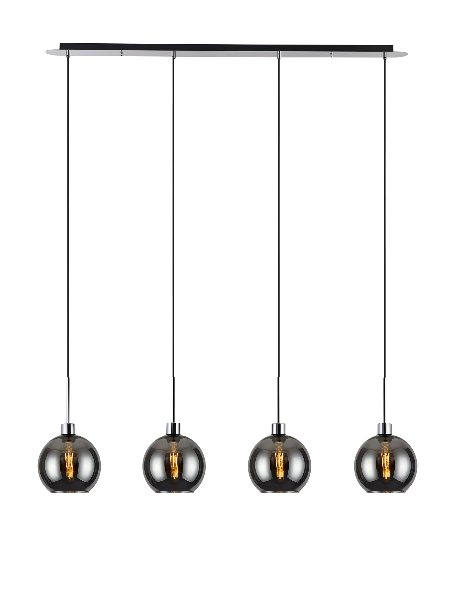 Lori 4Lt Linear Pendant- Polished Chrome w Various Finishes - Image 5