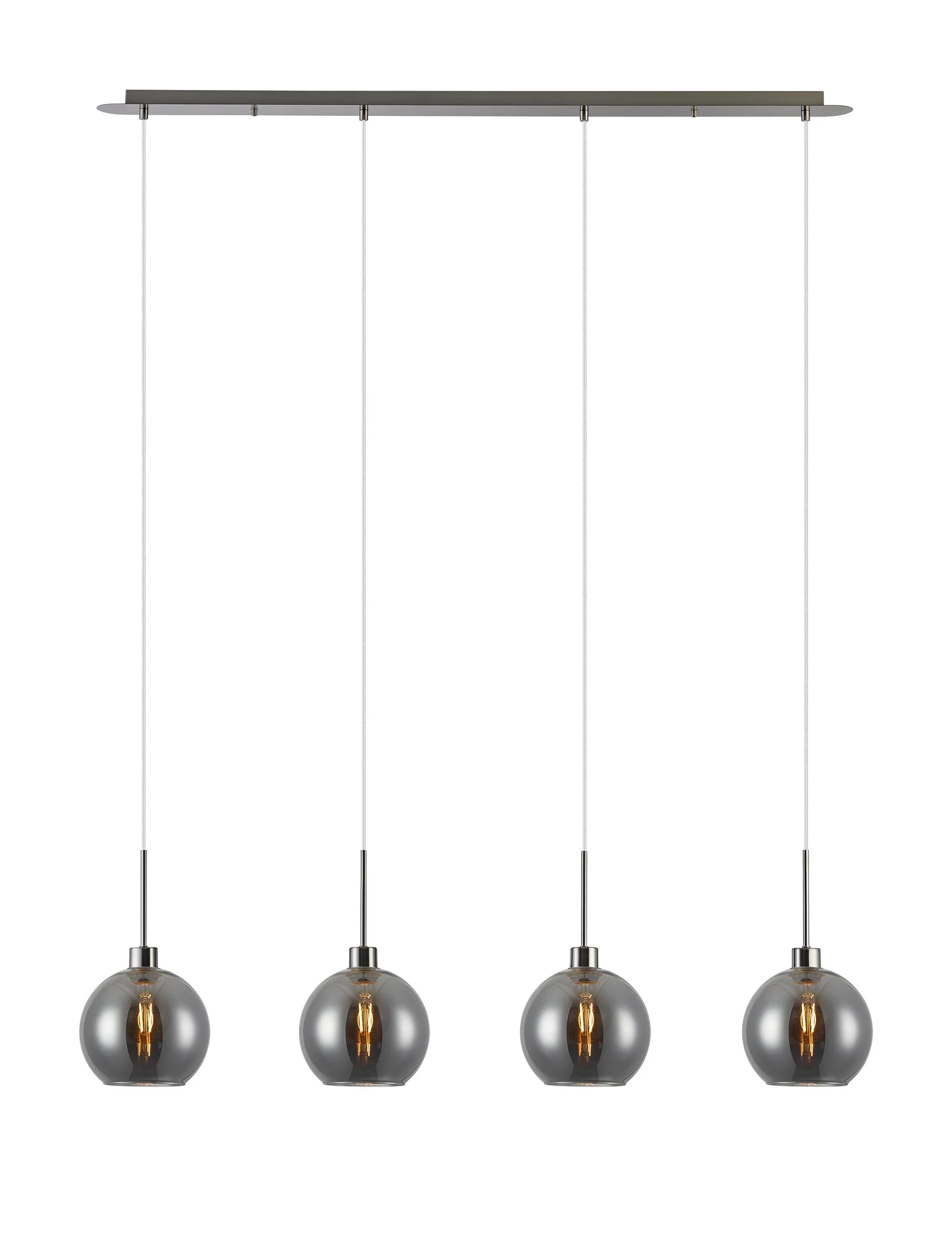 Lori 4Lt Linear Pendant- Satin Nickel - Various Finishes