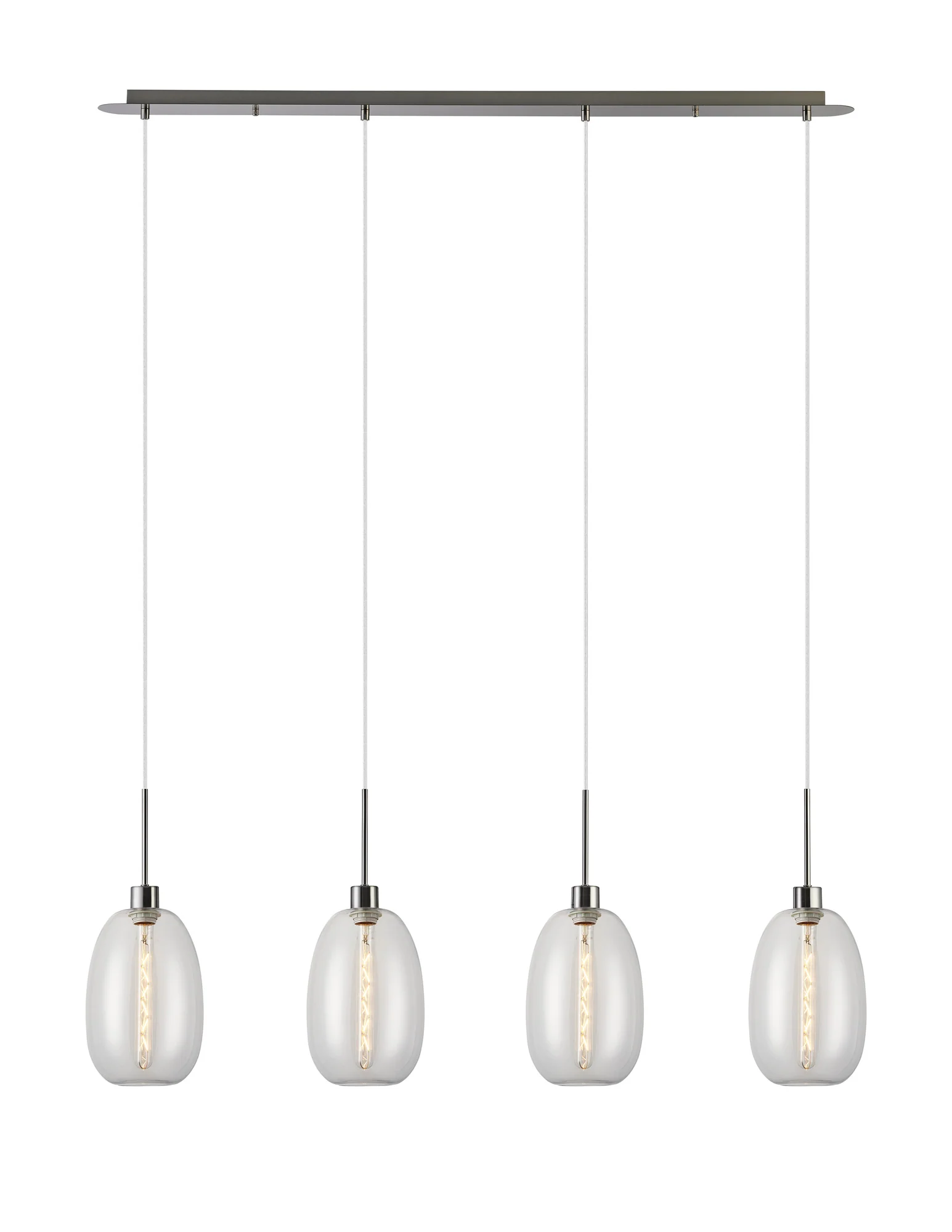 Lori 4Lt Linear Pendant- Satin Nickel - Various Finishes - Image 3