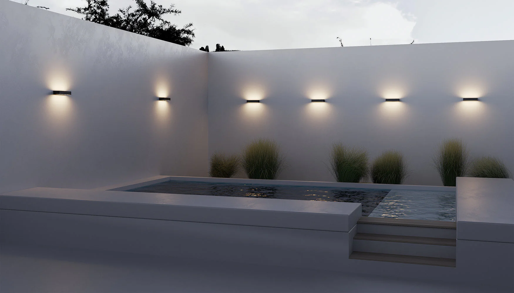 Lot Outdoor Up/Down IP65 3000K LED Light - Image 4