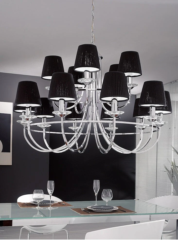 Lottie 15Lt Ceiling Lights - Chrome Finish - Image 2