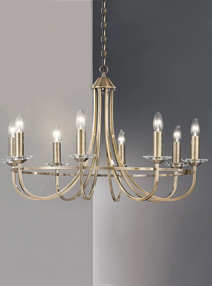Lottie 5/8Lt Centre Light - Chrome/Bronze Finish - Image 3