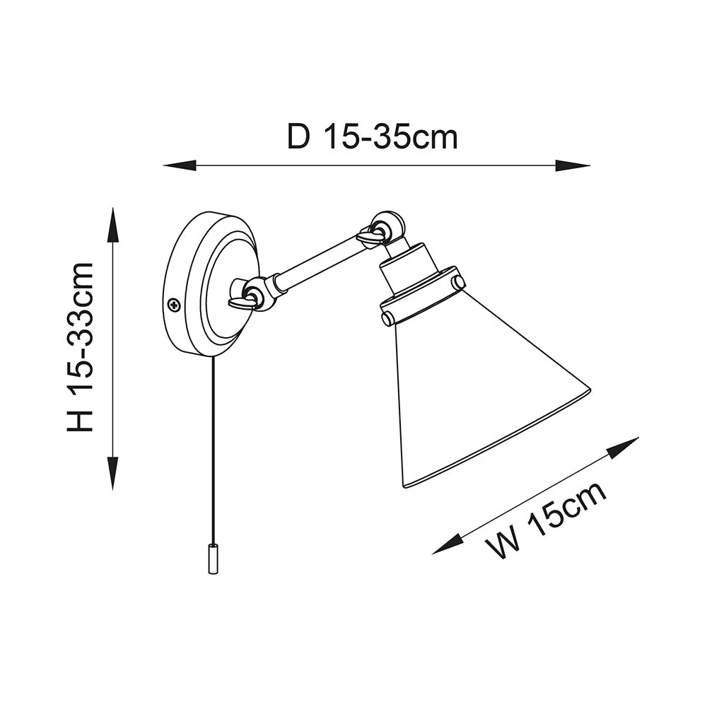 Loyala 1Lt Bathroom Wall Light IP44 - Satin Gold/ Chrome - Image 2