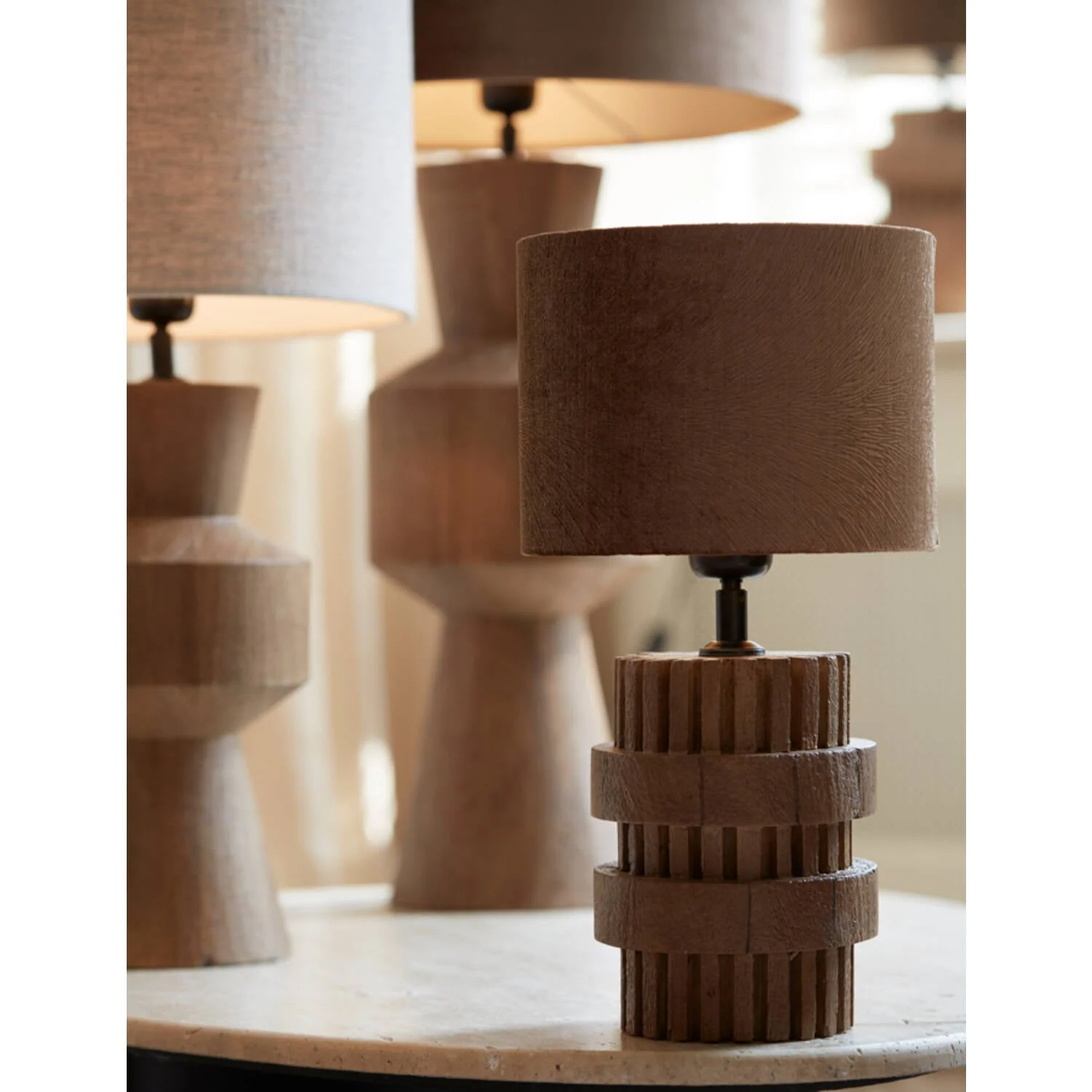 Lubis Shade Cylinder (Various Sizes) - Black/Brown/Grey Finish - Image 12