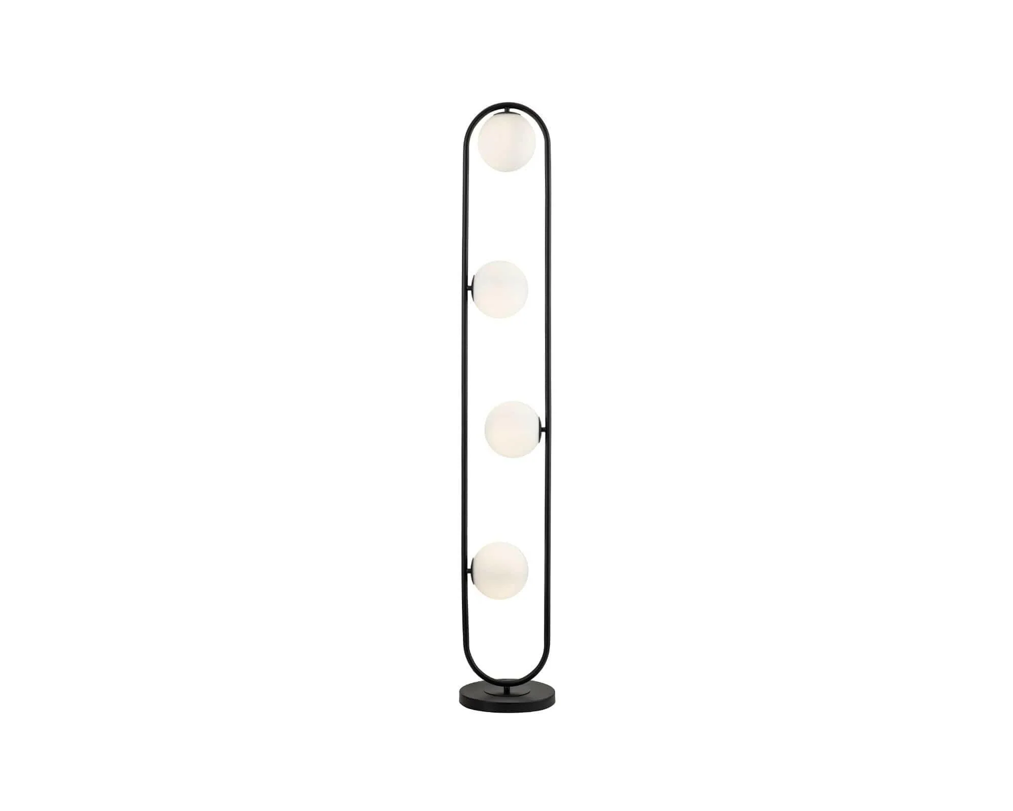 Luca Matt Black Floor Lamp G9 - Image 2