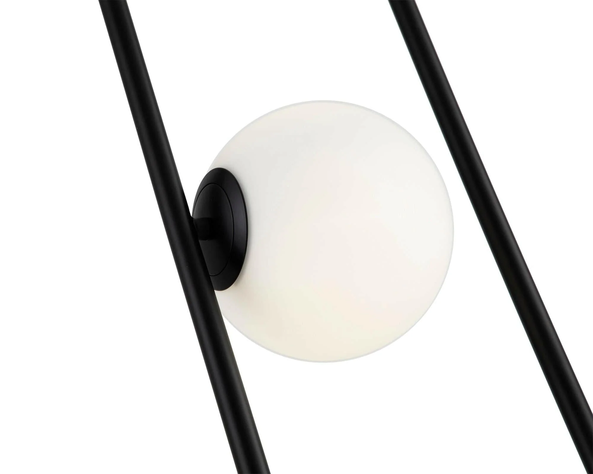 Luca Matt Black Floor Lamp G9 - Image 3